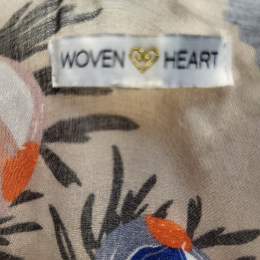 Woven Heart Multicolor Lightweight Duster - Picture 3 of 3